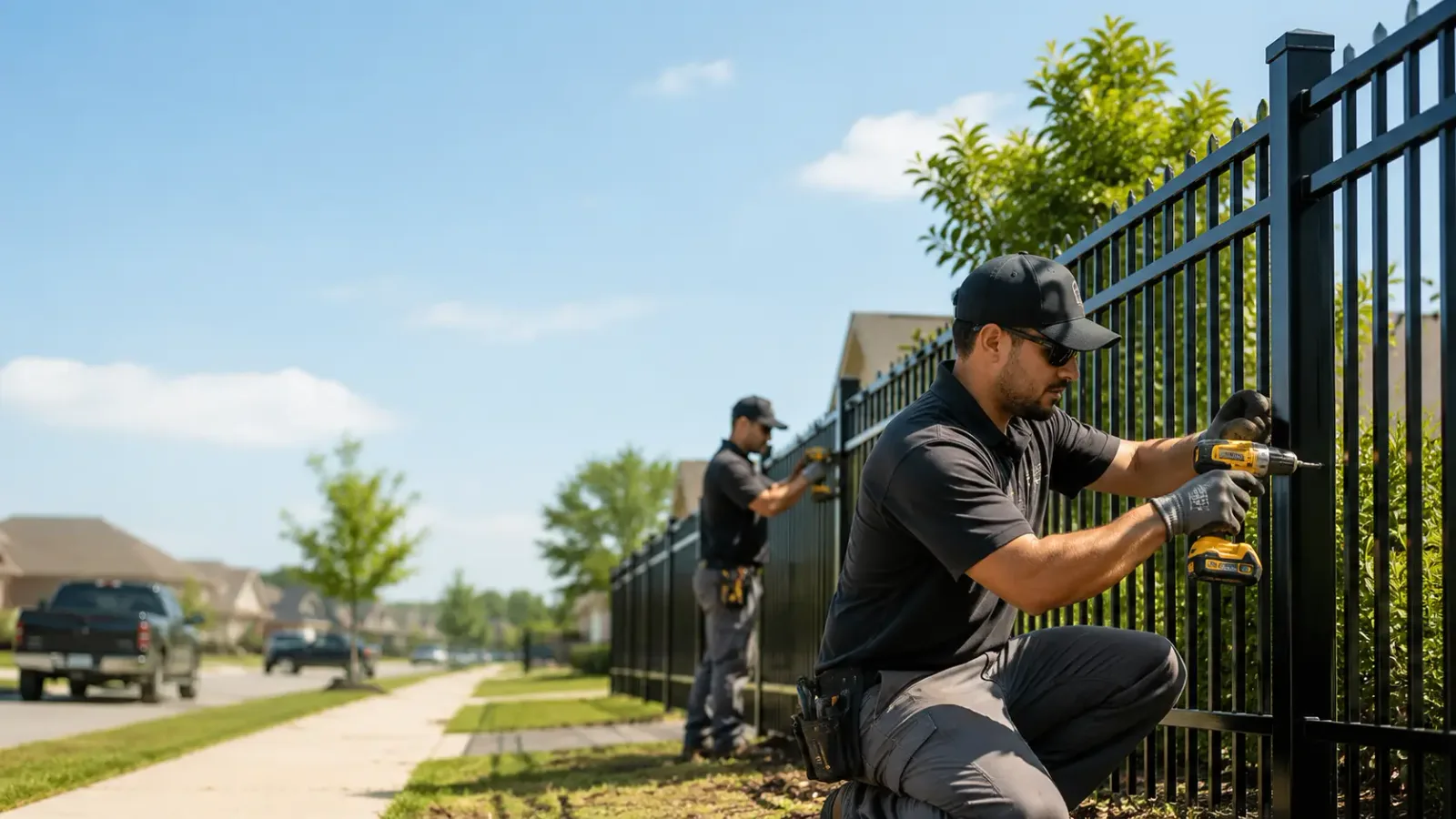 Metal Fence Installation in Hitchcock, TX